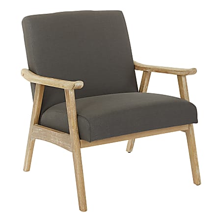 Ave Six Work Smart™ Weldon Chair, Klein Charcoal/Light Brown