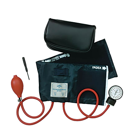 Medline - Neoprene Handheld Aneroid, Black,Adult