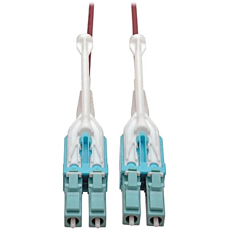 Eaton Tripp Lite Series 10G Duplex Multimode 50/125 OM4 LSZH Fiber Optic Cable (LC/LC), Push/Pull Tabs, Magenta, 5 m - Fiber Optic  - N82105MMGT
