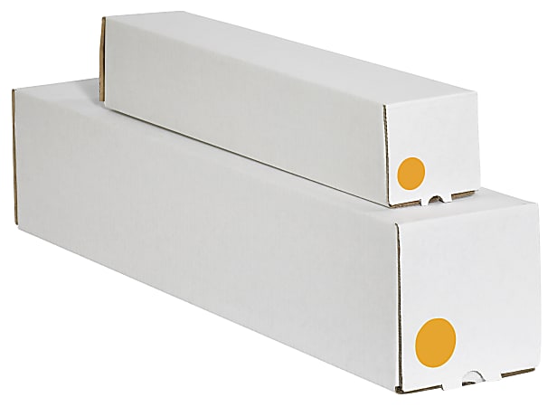 Tape Logic® Removable Round Color Inventory Labels, DL615H, 4", Fluorescent Orange, Pack Of 500