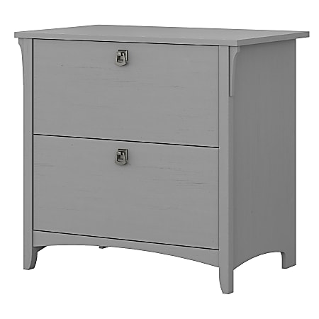 Bush Business Furniture Salinas 20"D Lateral 2-Drawer File Cabinet, Cape Cod Gray, Delivery