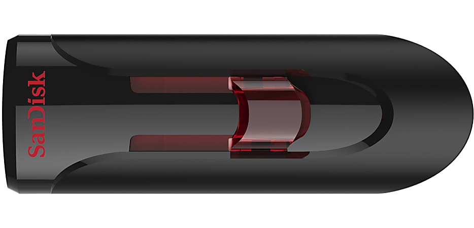 SanDisk Cruzer Glide 64GB USB 2.0 Flash Drive - Black