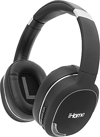 iHome TX-56 True Wireless Bluetooth® Over-Ear Headphones, Black