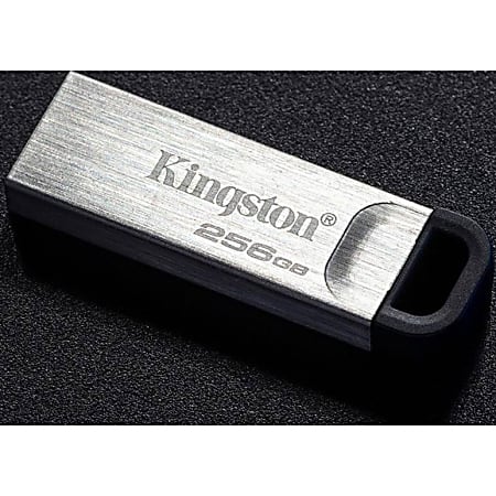 Kingston DataTraveler Kyson 256GB USB 3.2 Gen 1 Type A Flash Drive 256 GB  USB 3.2 Gen 1 Type A 200 MBs Read Speed 60 MBs Write Speed Silver 1 Piece -  Office Depot