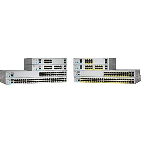 Cisco® Catalyst 2960-L WS-C2960L-SM-48TQ 48-Port Layer 3 Switch
