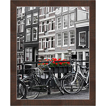 Modern Slim Bezel Metallic Wood & Metal Frames For Canvas Prints