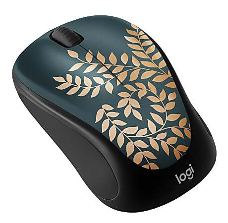 Logitech® Design Limited Edition Wireless Optical Mouse,  Golden Garden