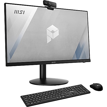 MSI PRO AP241 11M-003US All-in-One Computer - Intel Core i3 10th Gen i3-10105 Quad-core (4 Core) 3.70 GHz - 8 GB RAM DDR4 SDRAM - 250 GB M.2 PCI Express NVMe SSD - 23.8" Full HD 1920 x 1080 - Desktop - Black - Intel H510 Chip - Windows 10 Home