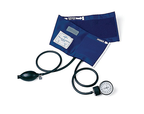 Medline Handheld Aneroid Sphygmomanometers, PVC, Child, Handheld, Blue
