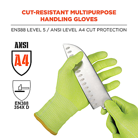En388 354X Cut Resistant Meat Cutting Gloves with Long Cuff