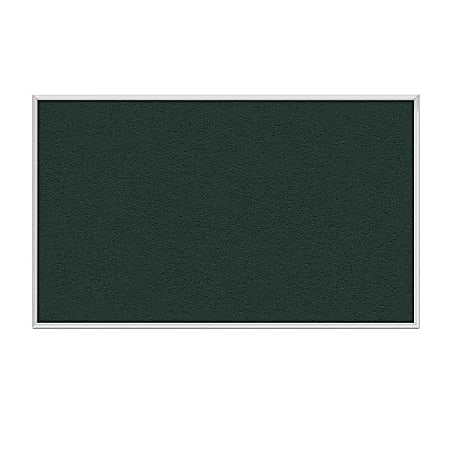 Ghent Aluminum Frame Vinyl Bulletin Board, 24" x 24", Ebony, Satin Frame