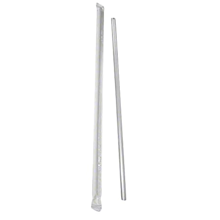 Goldmax Unwrapped Paper Straws, 8", Natural, Case Of 600 Straws