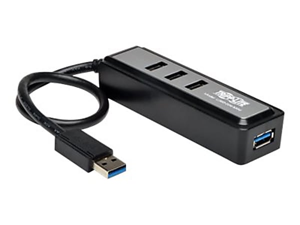 Tripp Lite Portable 4-Port USB 3.0 SuperSpeed Mini