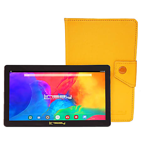 Linsay F7 Tablet, 7" Screen, 2GB Memory, 64GB Storage, Android 13, Orange