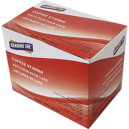 Genuine Joe Plastic Stirrers - 5.5 Genuine Joe Plastic Stirrers - 5.5