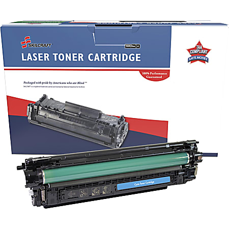 SKILCRAFT Remanufactured Laser Toner Cartridge - Alternative for HP 655A - Cyan - 1 Each - 10500 Pages