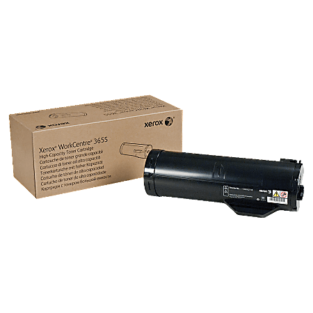 Xerox® 3655/3655i High-Yield Black Toner Cartridge, 106R02738