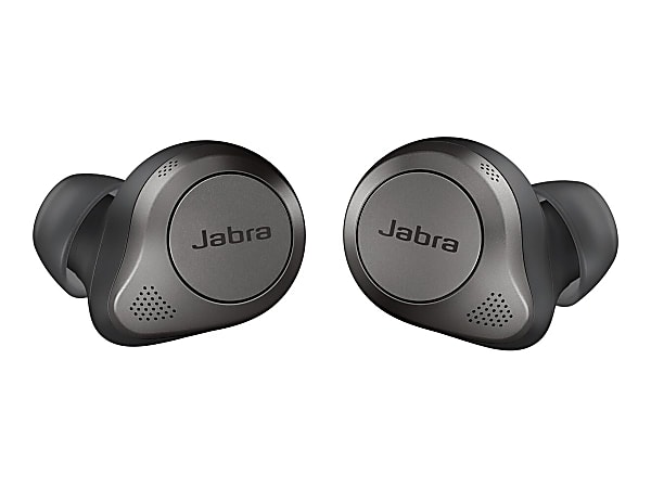 White Jabra Elite 85t Wireless Bluetooth Earbuds ANC Active Noise  Cancellation