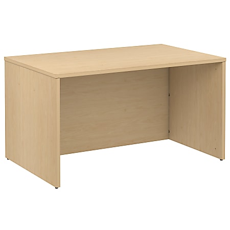 Bush Business Furniture 300 Series Desk, 48"W, Natural Maple, Premium Installation