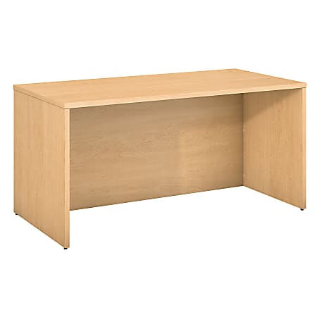 Bush Business Furniture 300 Series Desk, 60"W, Natural Maple, Standard Delivery