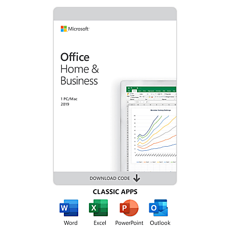 Office Home and Business 2019 For 1 PCMac Download - Office