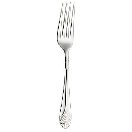 Walco Art Deco Stainless Steel Dinner Forks, Silver, Pack Of 24 Forks