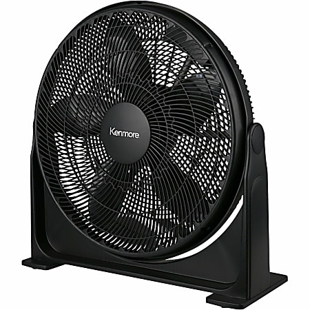 Kenmore 20" Circular Fan - 3 Speed - Quiet Operation - Black - 1 Each