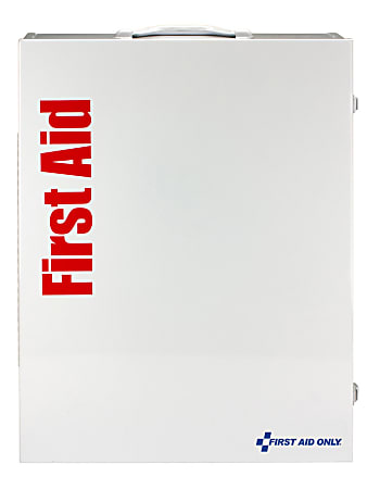 First Aid Only Smart Compliance 150-Person Food Service First Aid Cabinet Without Medication, 22-1/2"H x 17"W x 5-3/4"D