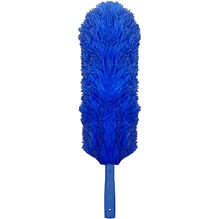 Ettore Microswipe Microfiber Duster - MicroFiber Bristle - 1 Each - Blue