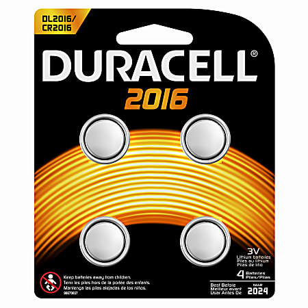 Duracell® Lithium Batteries, Pack Of 4