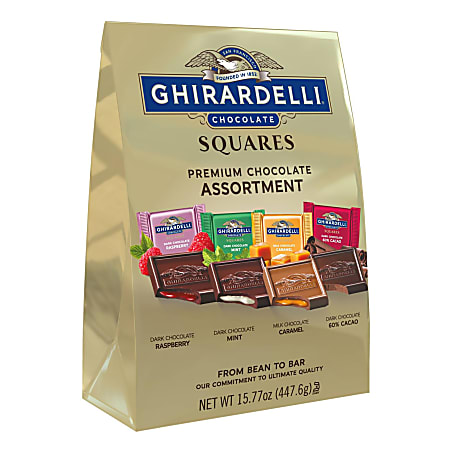 Ghirardelli&reg; Chocolate Squares, Premium Assortment, 15.77 Oz Bag