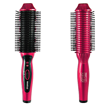 Vivitar ceramic straightening hair brush top