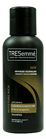 TRESemme Moisturizing Shampoo, Unscented, 3 Oz