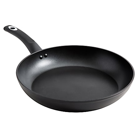 Oster Allston Aluminum Frying Pan, 12", Black
