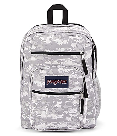Jansport Big Student Backpack 70percent Recycled 8 Bit Camo