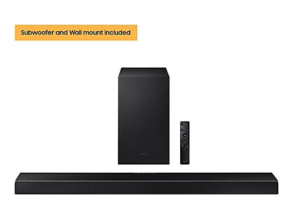 Samsung HW-Q600A - Sound bar system - 3.1.2-channel - wireless - Bluetooth - black