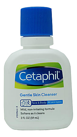 Cetaphil Facial Cleanser, Unscented, 2.88 Oz
