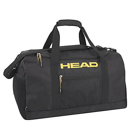 HEAD Nylon Duffel Bag 12 H x 24 W x 12 D Black - Office Depot