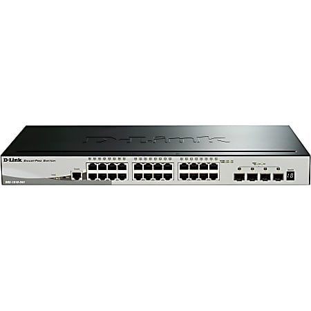 D-Link DGS-1510-28XMP Ethernet Switch - 24 Ports -