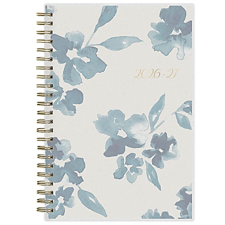 Planning Calendar BS Bakah Blue Frosted PP 5x8 AY26–27