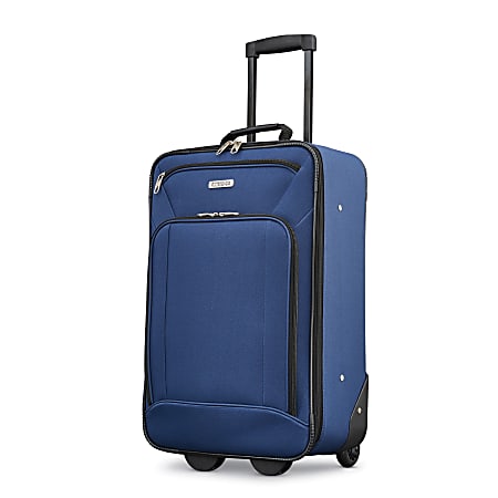 American Tourister Fieldbrook XLT 4 Piece Luggage Set Navy - Office Depot