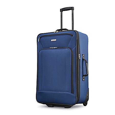 American Tourister Fieldbrook XLT 4 Piece Luggage Set Navy Office Depot