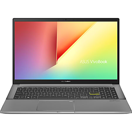 Asus VivoBook S15 Laptop, 15.6" Screen, Intel® Core™ i7, 16GB Memory, 512GB Solid State Drive, Indie Black, Gray, Windows® 10 Home
