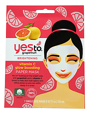 Yes To Grapefruit Paper Mask