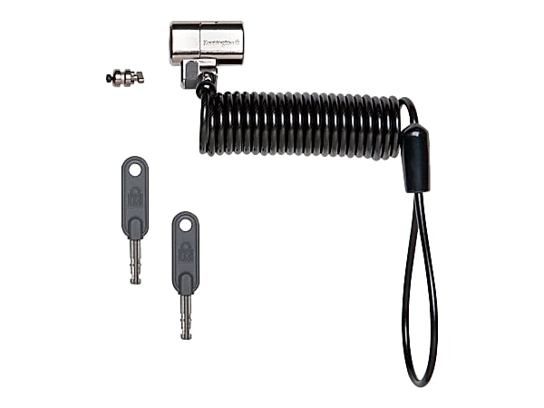 Kensington ClickSafe Laptop Cable Lock - 6 ft Cable - Portable - Keyed Lock