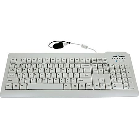 Seal Shield Silver Seal Waterproof Keyboard - SSWKSV208SE - Cable Connectivity - USB Interface - 105 Key - SSWKSV208SE