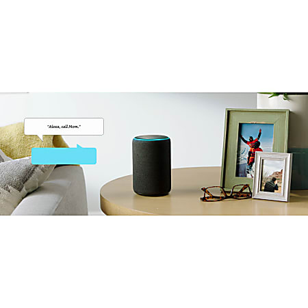 Amazon Echo Plus 2nd Generation Smart Speaker Charcoal - Office Depot