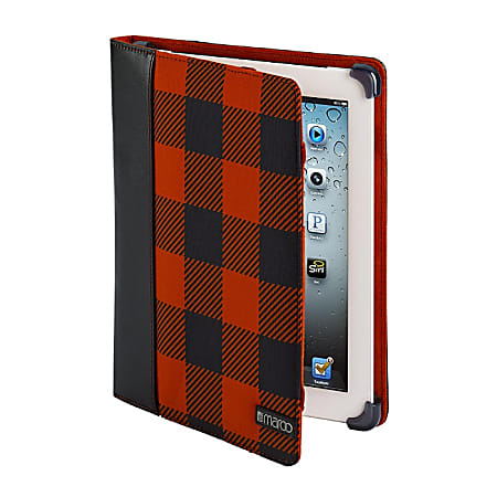 Maroo Koe II Carrying Case (Portfolio) for iPad - Red, Black
