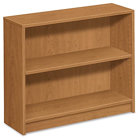 HON 1870 Series Harvest Laminate Bookcase - 29.5" Height x 36" Width x 11.5" Depth - Floor - Recycled - Harvest - Hardboard, Particleboard, Wood - 1Each