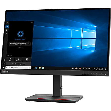 Lenovo ThinkVision S24e-20 24" Class Full HD LCD Monitor - 16:9 - Raven Black - 23.8" Viewable - Vertical Alignment (VA) - 62AEKAR2US